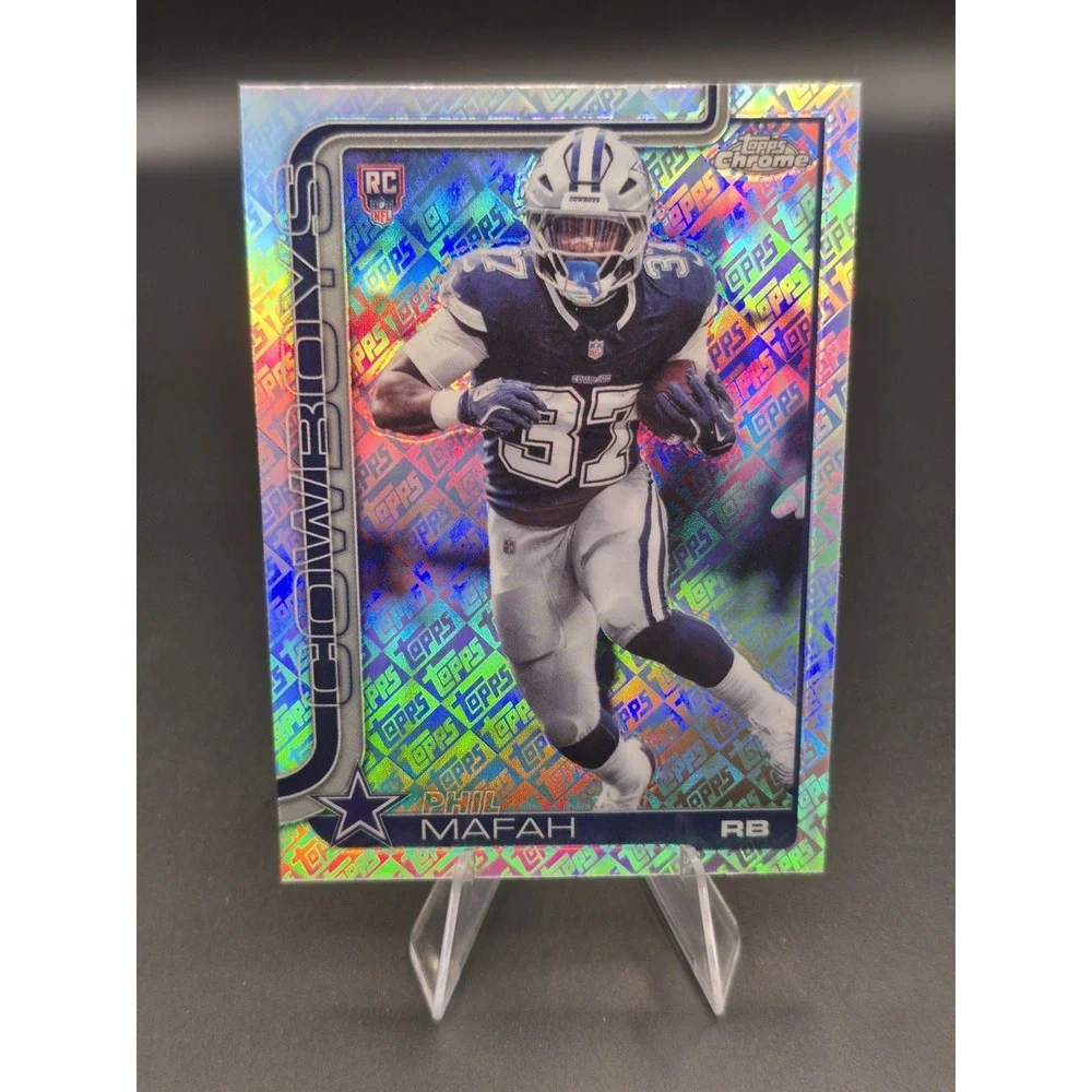 2025 Topps Chrome Phil Mafah #310 Fanactics Exclusive Topps Logo Refractor